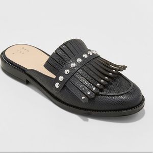 A New Day Karoline Backless Loafer Mules - Black